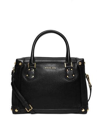 michael michael kors taryn medium satchel black 